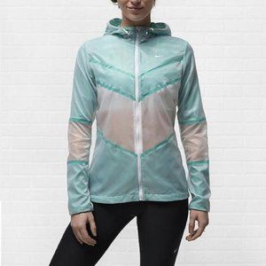 Nike Women’s Cyclone Running Jacket Mint White M